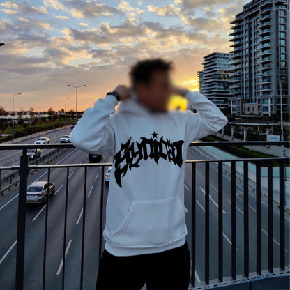 Taş Desenli Sweatshirt.